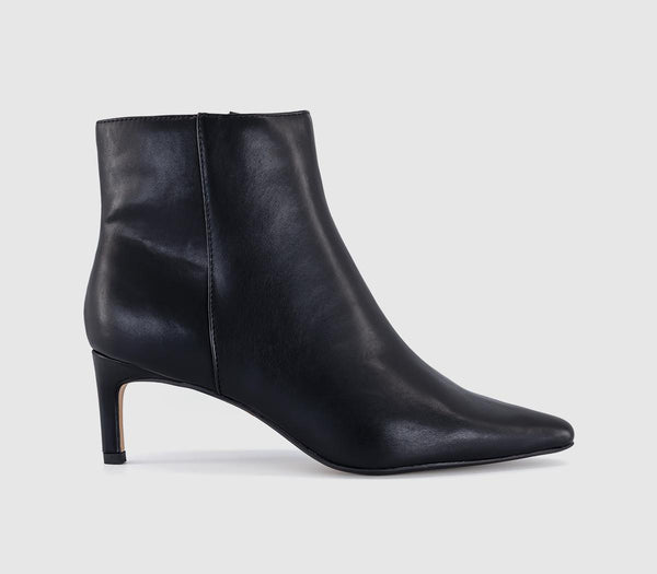 Womens OFFICE Aurelia kitten Heel Ankle Boots Black