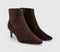 Womens OFFICE Aurelia kitten Heel Ankle Boots Brown Faux Suede