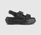 Womens Converse Run Star Sandals Black Black Black