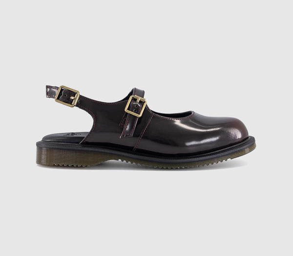 Womens Dr. Martens Madaline Mary Janes Cherry Red Arcadia