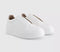 OFFICE Topaz Slip On Platform Trainers White