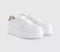 OFFICE Tatum Platform Lace Up Trainers White