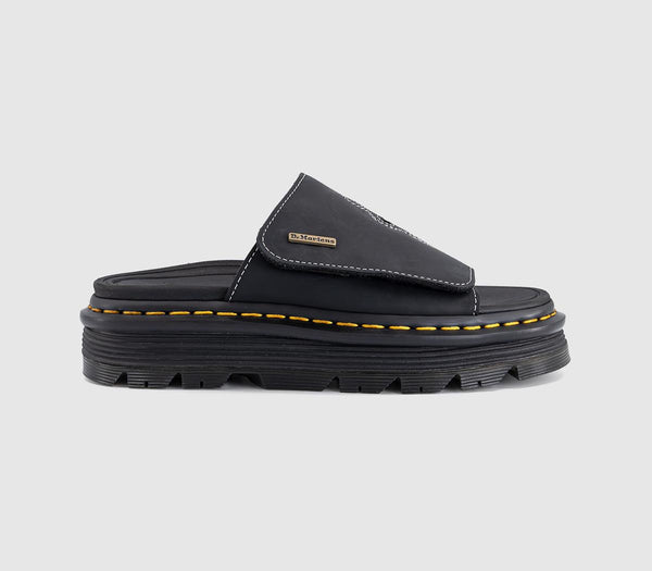 Womens Dr. Martens Zebzag Slide Flower Sandals Black Wyoming