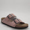Womens BIRKENSTOCK Arizona Two Strap Sandals Pink Clay Suede UK Size 4.5 EU37