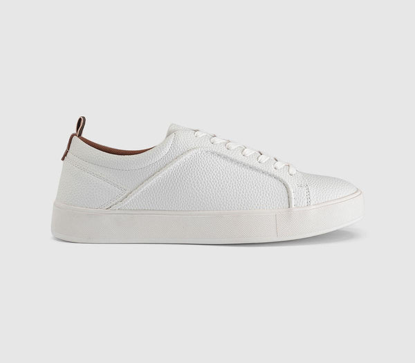 OFFICE Carrington Back Tab Detail Trainers White