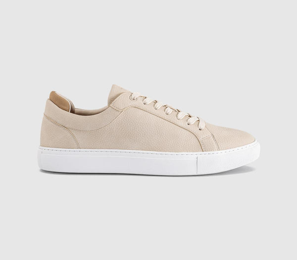 OFFICE Crosby 7 Eye Trainers Beige