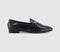 Womens OFFICE Freida Snaffle Loafers Black Leather