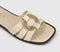 Womens OFFICE Stirling Ring Detail Sliders Off White