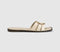 Womens OFFICE Stirling Ring Detail Sliders Off White