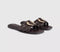Womens OFFICE Stirling Ring Detail Sliders Brown
