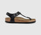 Womens BIRKENSTOCK Kairo Sandals Black Leather
