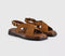 Womens OFFICE Sandi Crossover Slingback Sandals Tan Suede