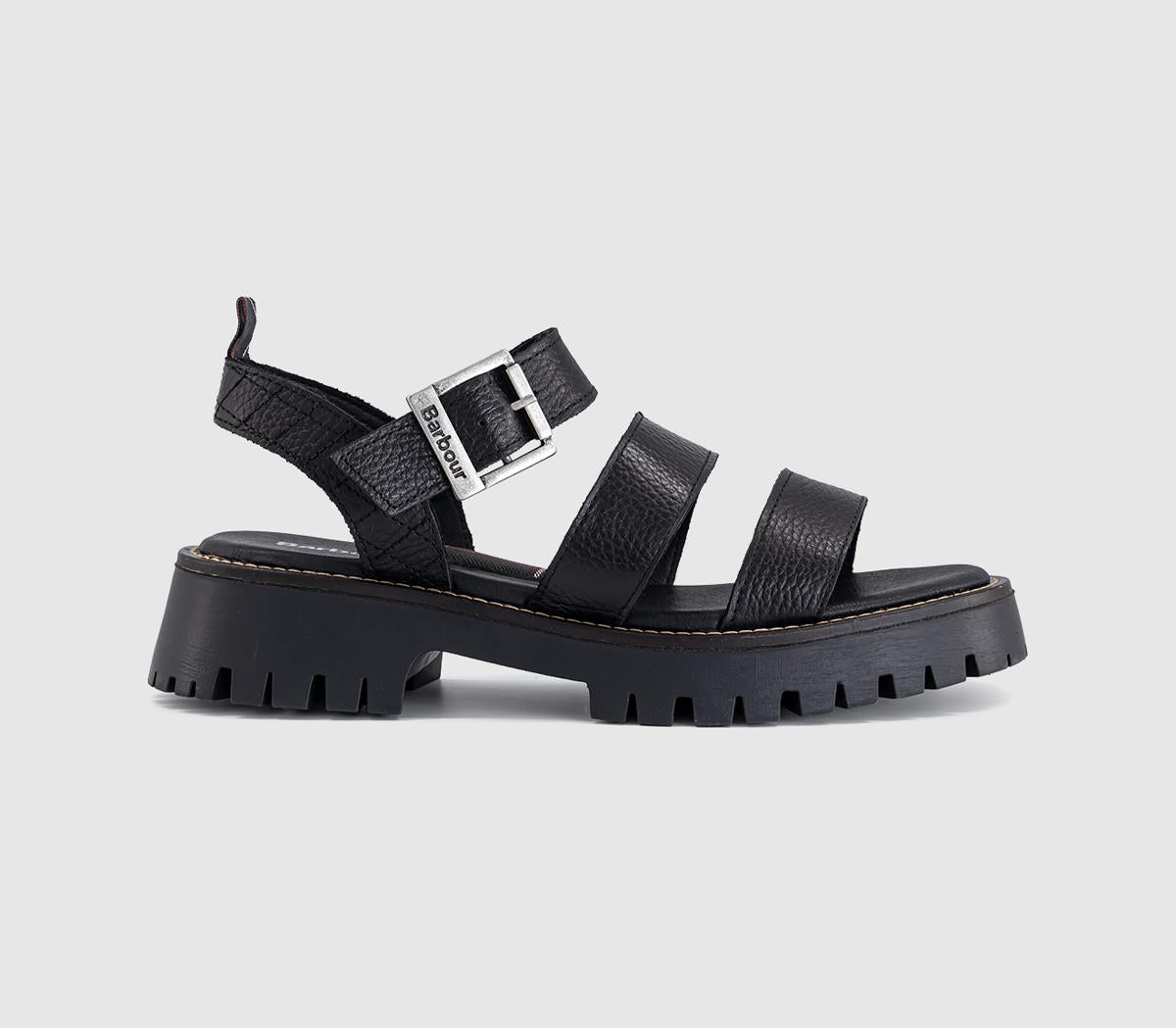 Womens Barbour Gabby Sandals Black