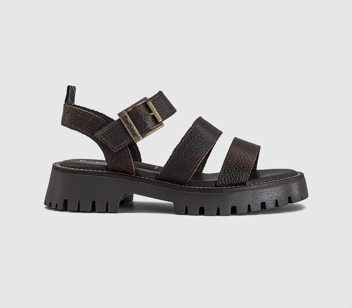 Womens Barbour Gabby Sandals Brown