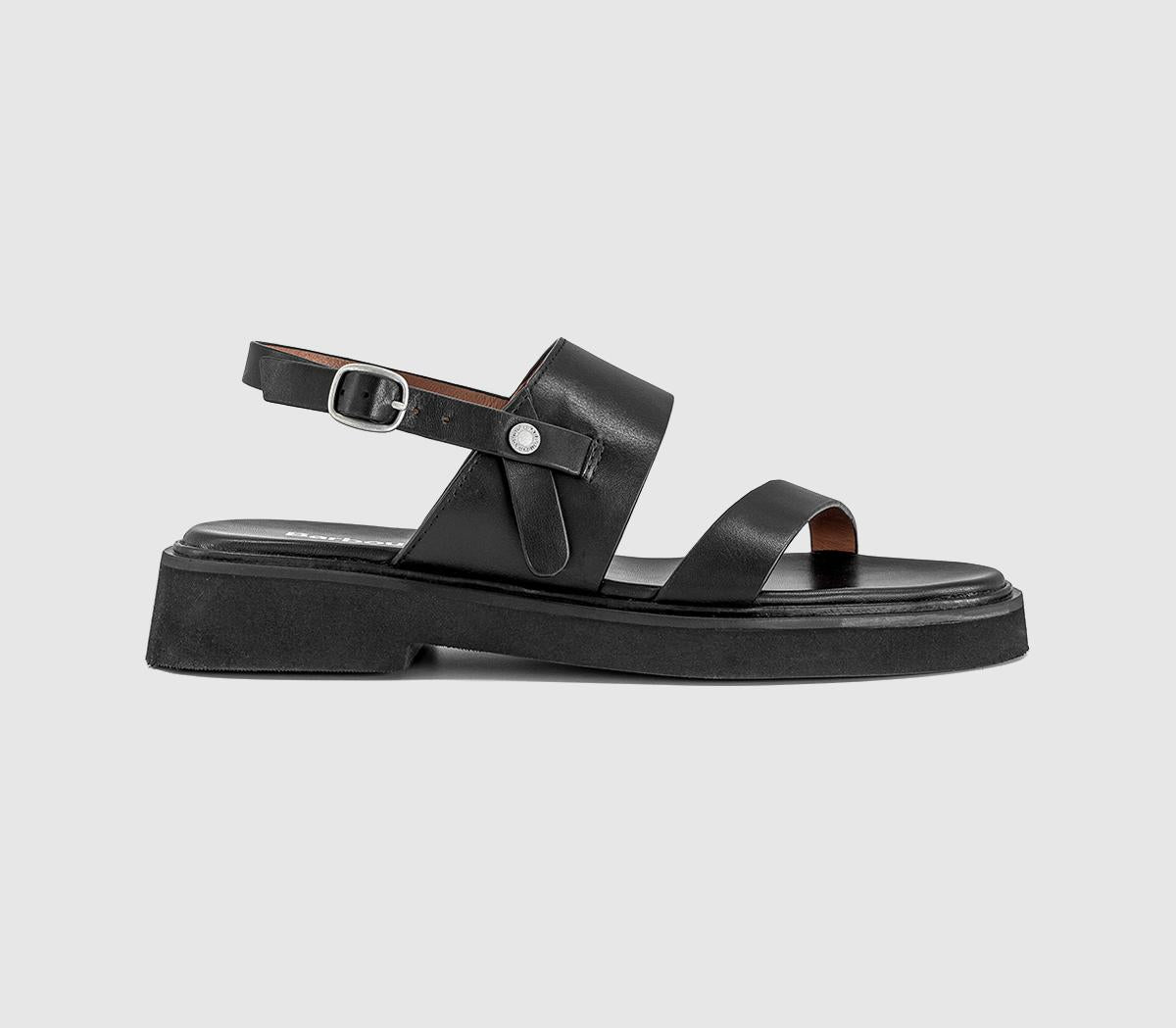 Womens Barbour Dakota Sandals Black