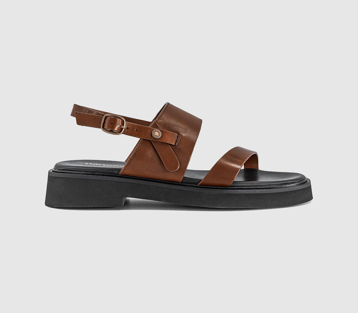 Womens Barbour Dakota Sandals Conker