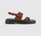 Womens Barbour Dakota Sandals Conker