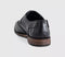 Mens OFFICE Melwin Lace Up Derby Brogue Shoes Black Leather