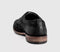 Mens OFFICE Master Plain Toe Derby Lace Up Shoes Black Nubuck