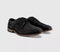 Mens OFFICE Master Plain Toe Derby Lace Up Shoes Black Nubuck