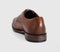 Mens OFFICE Master Plain Toe Derby Lace Up Shoes Tan Leather