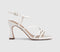 Womens OFFICE Heidi Strappy Sandal Heels Off White