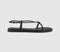 Womens OFFICE Sammie Hardware Flat Sandals Black