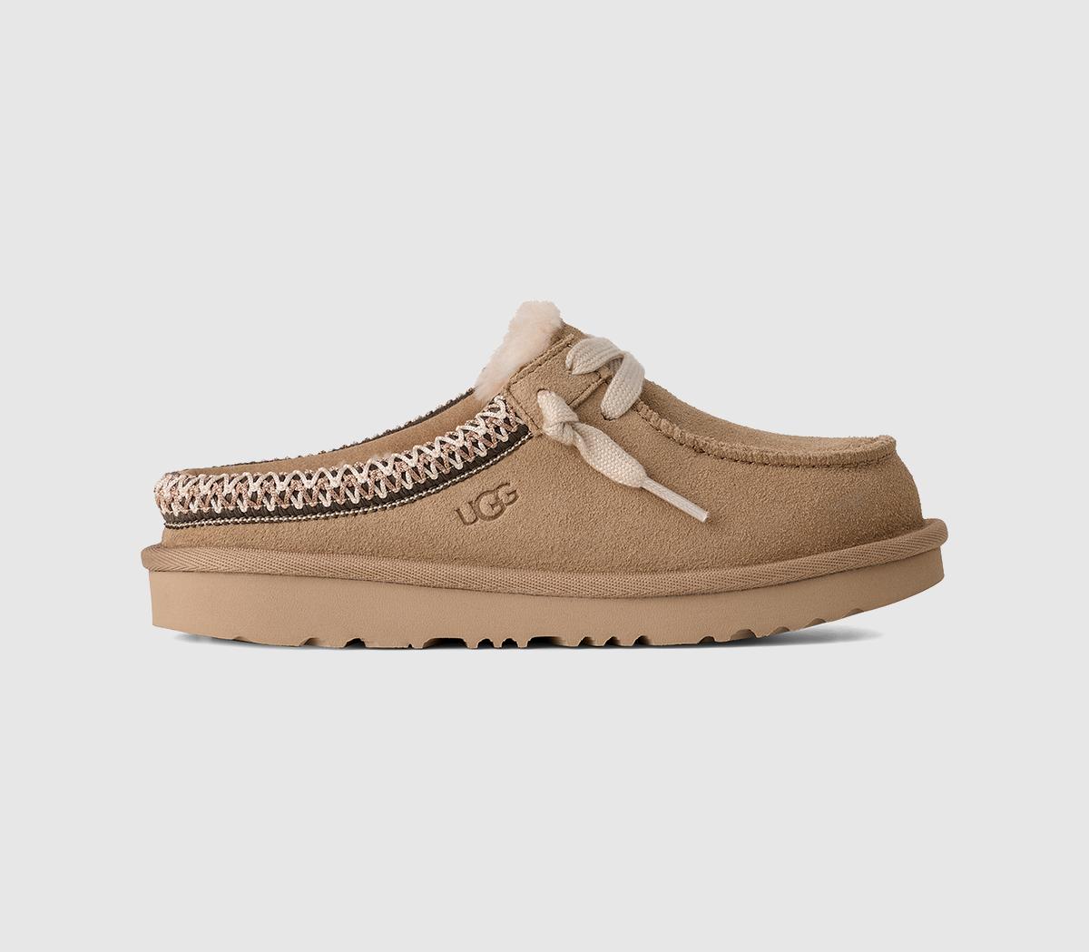 Kids UGG Tasman Mules Sand