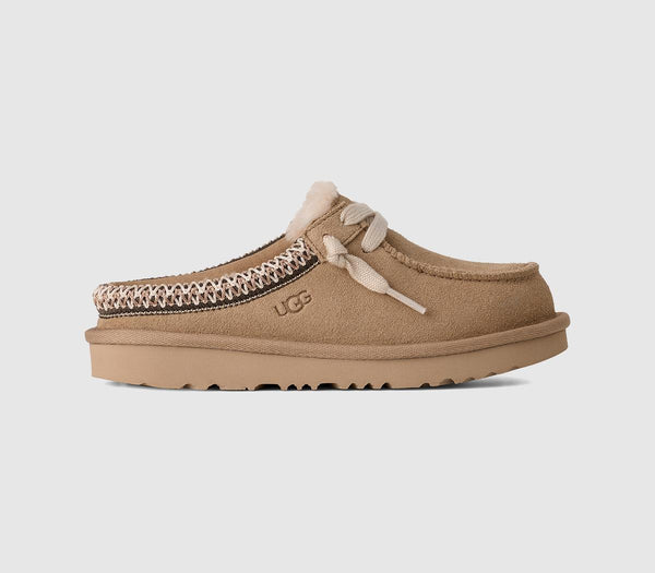 Kids UGG Tasman Mules Sand