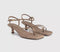 Womens OFFICE Miquita Toe Post Strappy Heeled Sandals Taupe