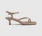 Womens OFFICE Miquita Toe Post Strappy Heeled Sandals Taupe