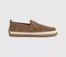 Mens OFFICE Capri Slip On Espadrille Shoes Tan Suede