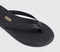 Womens TKEES The Boyfriend Flip Flops Black