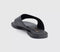 Womens OFFICE Saffie High Vamp Toe Post Sandals Black