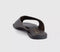 Womens OFFICE Saffie High Vamp Toe Post Sandals Brown