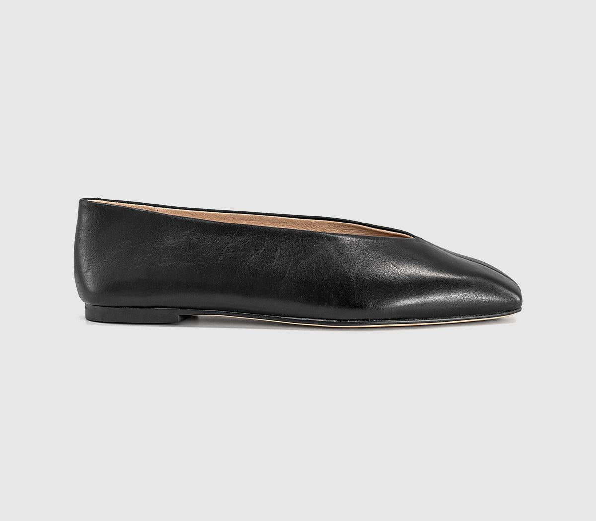 Womens Tony Bianco Brash Ballet Pumps Black Nappa