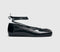 Womens ALOHAS Bumi Ballet Flats Black Leather