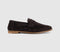 Mens OFFICE Cheshire Penny Loafers Brown Suede