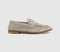 Mens OFFICE Cheshire Penny Loafers Beige Suede