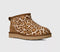 Womens UGG Classic Ultra Mini Boots Plains Felicity Leopard Jasmine