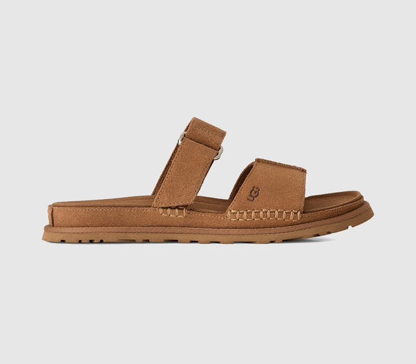 Womens UGG Goldengaze Sliders Chestnut