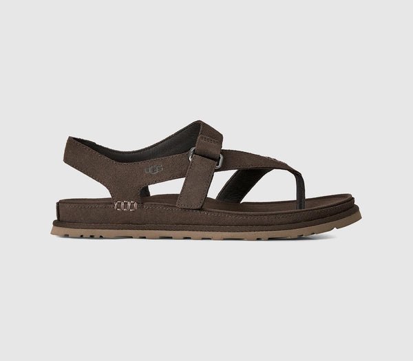 Womens UGG Goldengaze Toe Post Sandals Dense Smoke