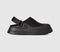 Womens UGG Goldenglow Canvas Clogs Black