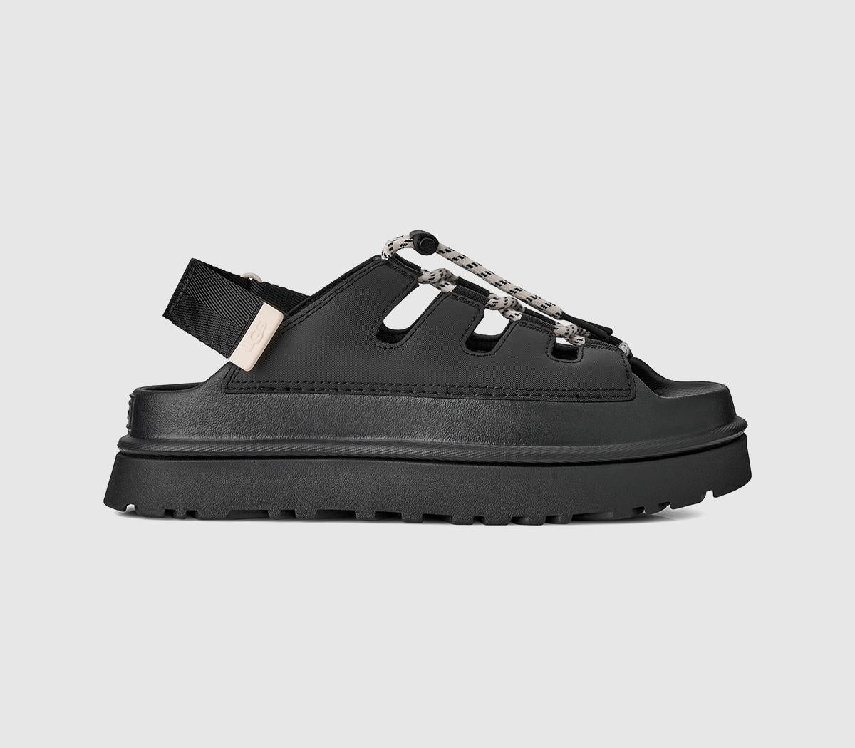 Womens UGG Goldenglow Toggle Sandals Black