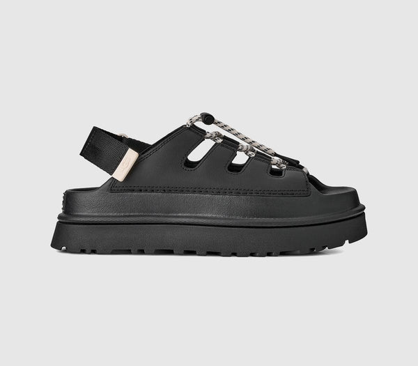 Womens UGG Goldenglow Toggle Sandals Black