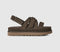 Womens UGG Goldenstar Gleam Sandals Dense Smoke