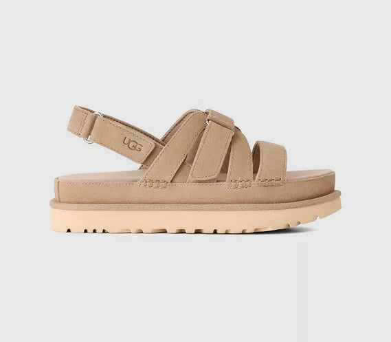 Womens UGG Goldenstar Gleam Sandals Mustard Seed
