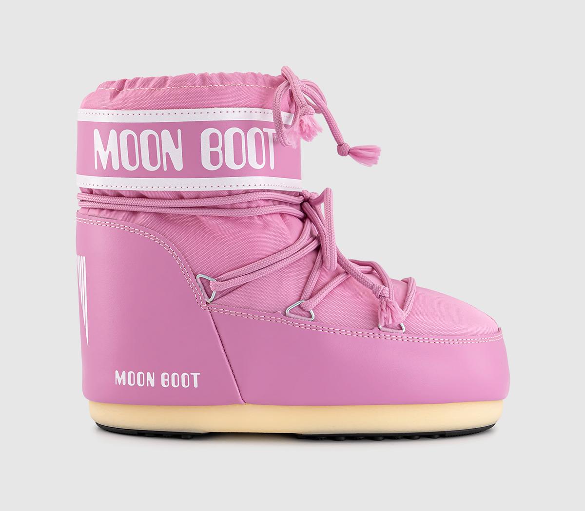 Womens Moon Boot Icon Low Boots Pink