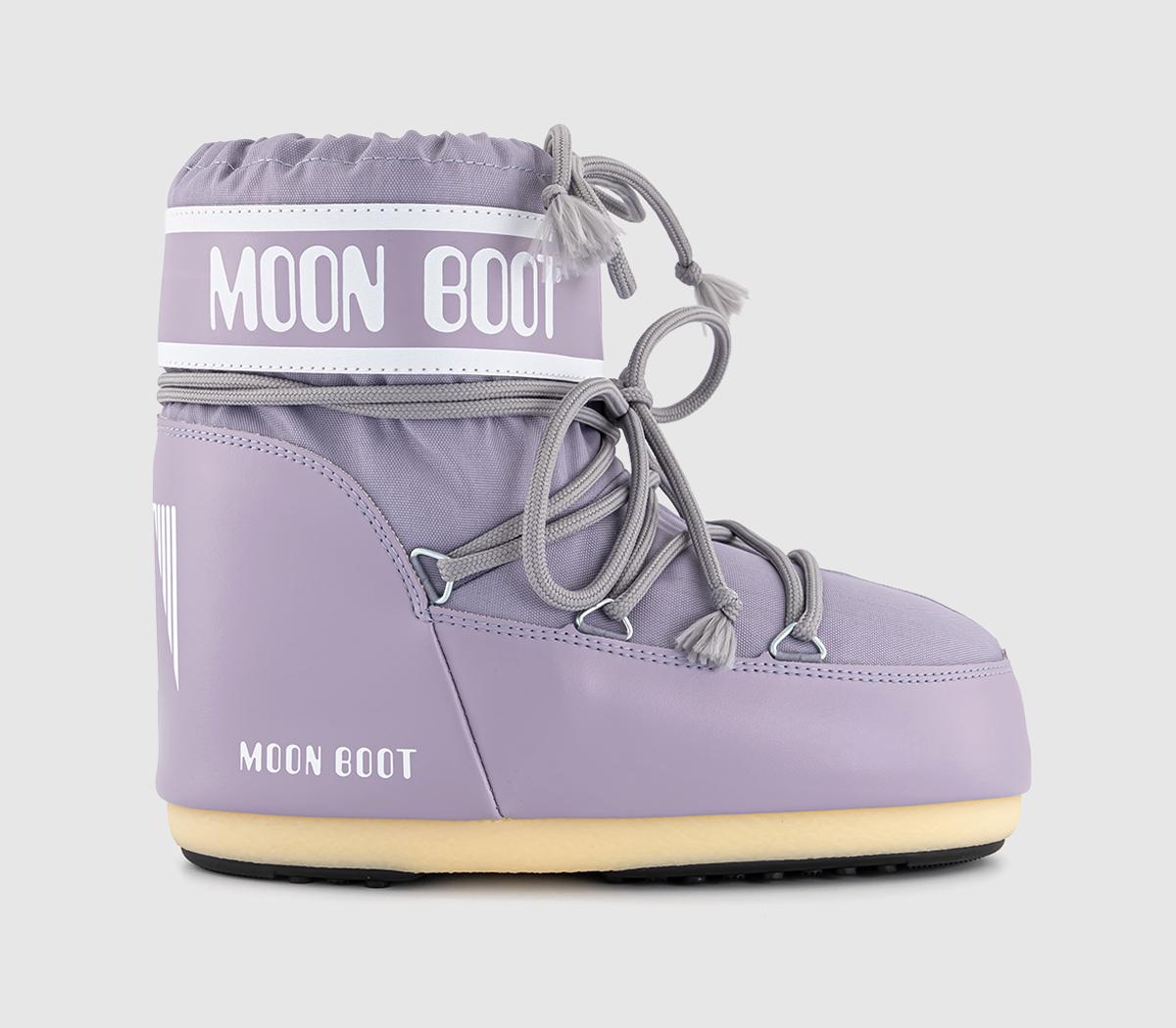 Womens Moon Boot Icon Low Boots Lilac