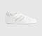 OFFICE Thistle Stripe Lace Up Trainers White